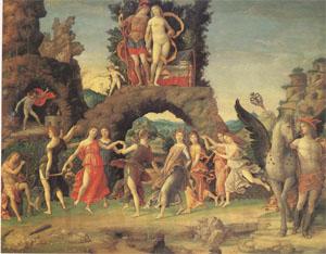 Andrea Mantegna Mars and Venus Known as Parnassus (mk05) Norge oil painting art